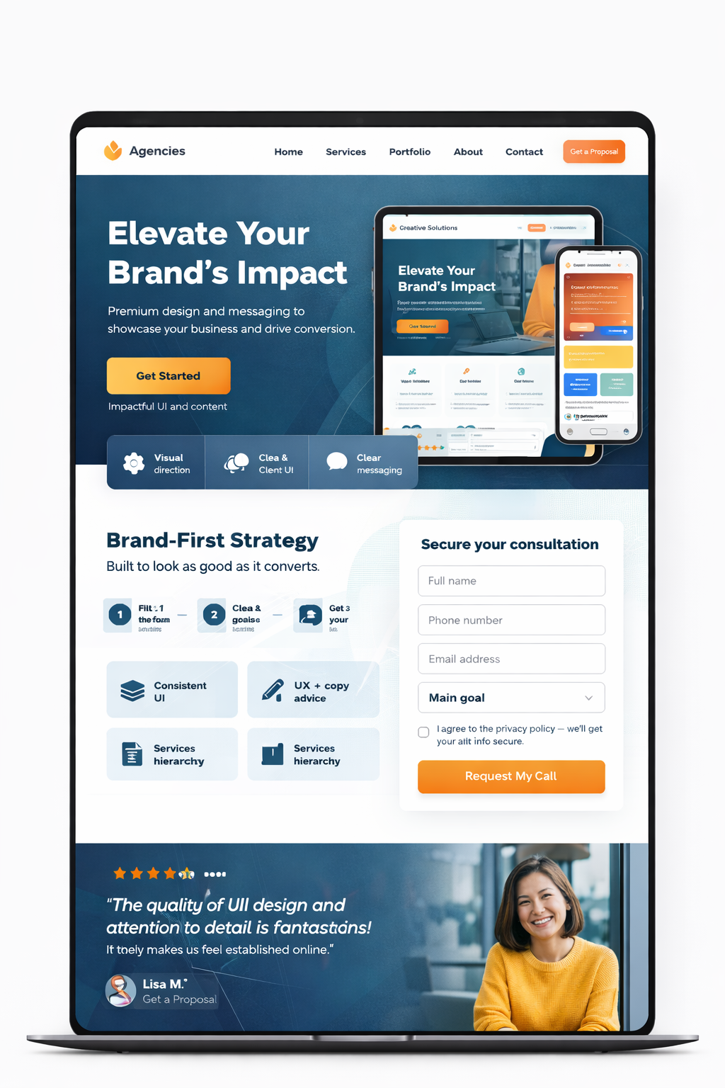 Ecommerce shopfront refresh project preview